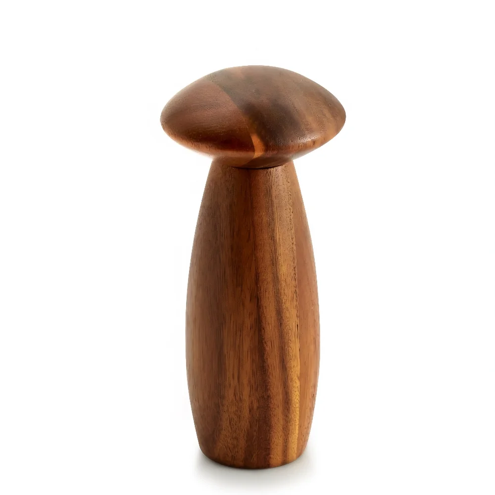 Nambé Contour Pepper Mill Acacia Wood 7